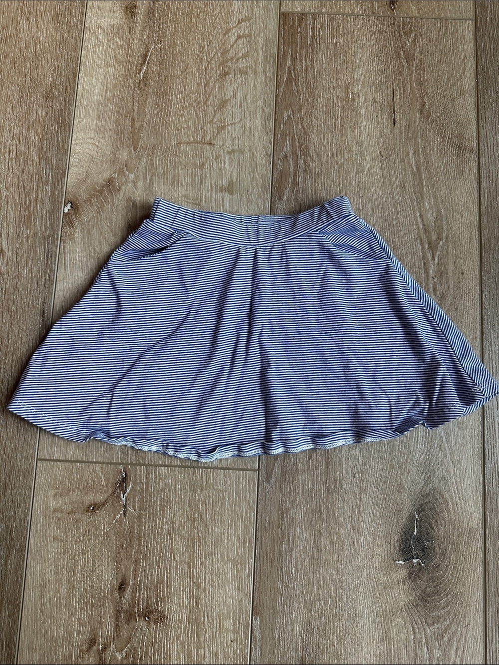 EGG New York Boutique Brand Striped Blue & White Flared Circle Skirt SIZE 3T ☀️